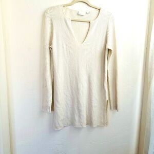 Anthropologie Ett Twa Ribbed Tunic Sweater Size M
